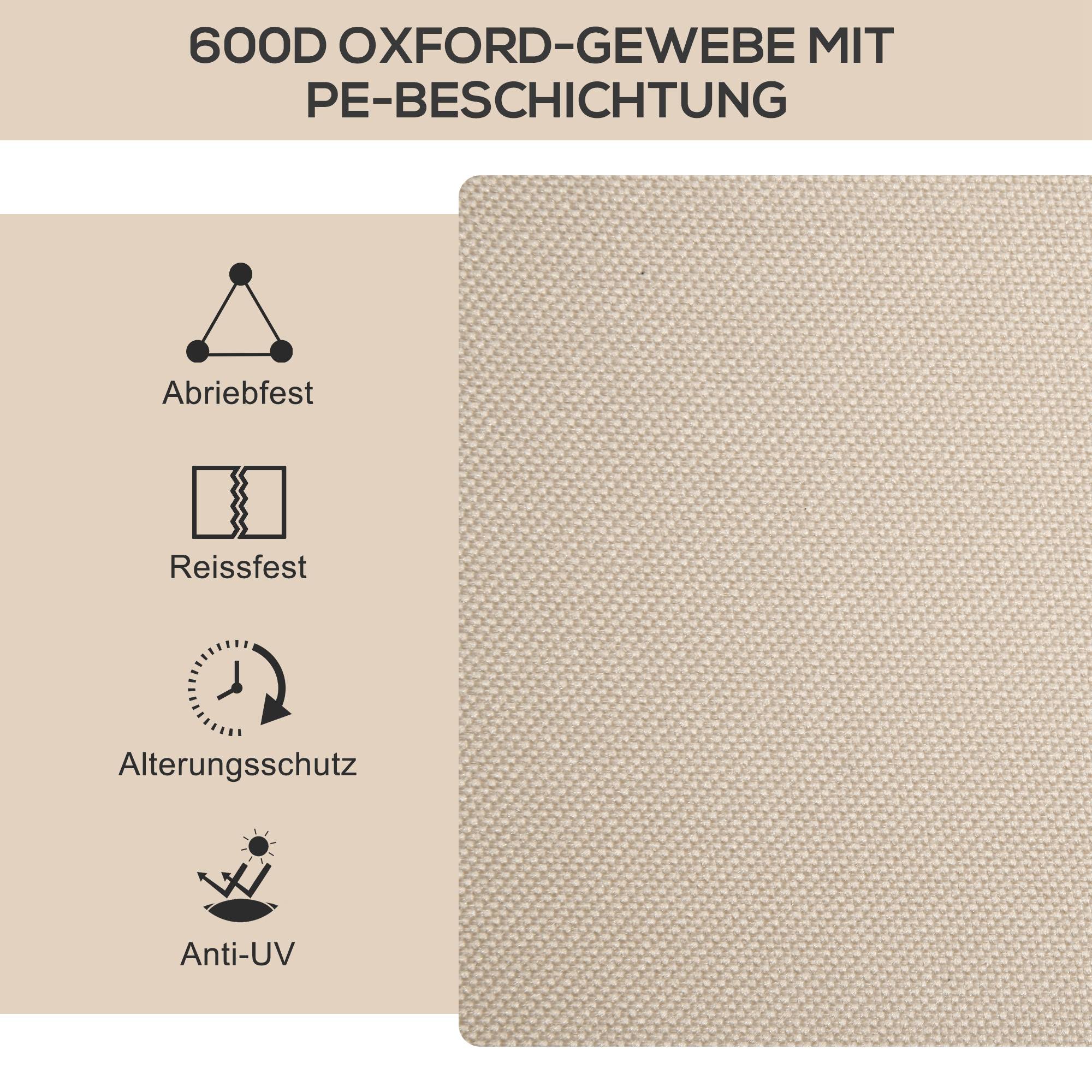 Lot de 2 Chaises de Camping Pliantes Acier Tissu Oxford Jardin Kaki 54x59x78cm - ComfortXL Outdoor Living - Image 6