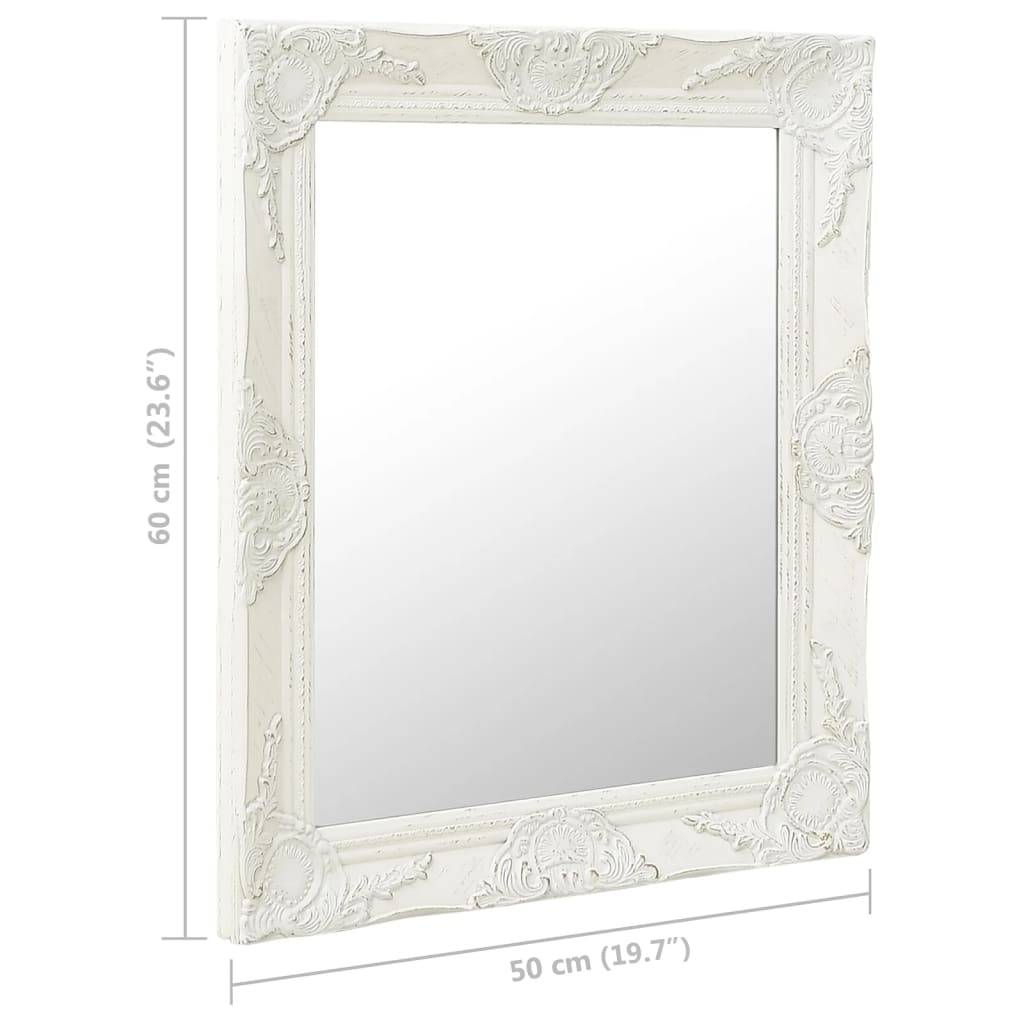 Prolenta Premium - Miroir Cerignola Blanc 50 X 60 cm - P87209B - Image 6