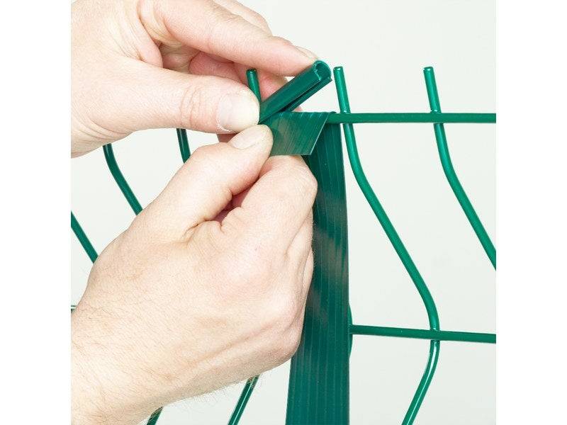 Dirickx - Lot De 100 Clips Pvc À Fixer Lixo Vert, H.1 Cm DIRICKX - Imagen 2