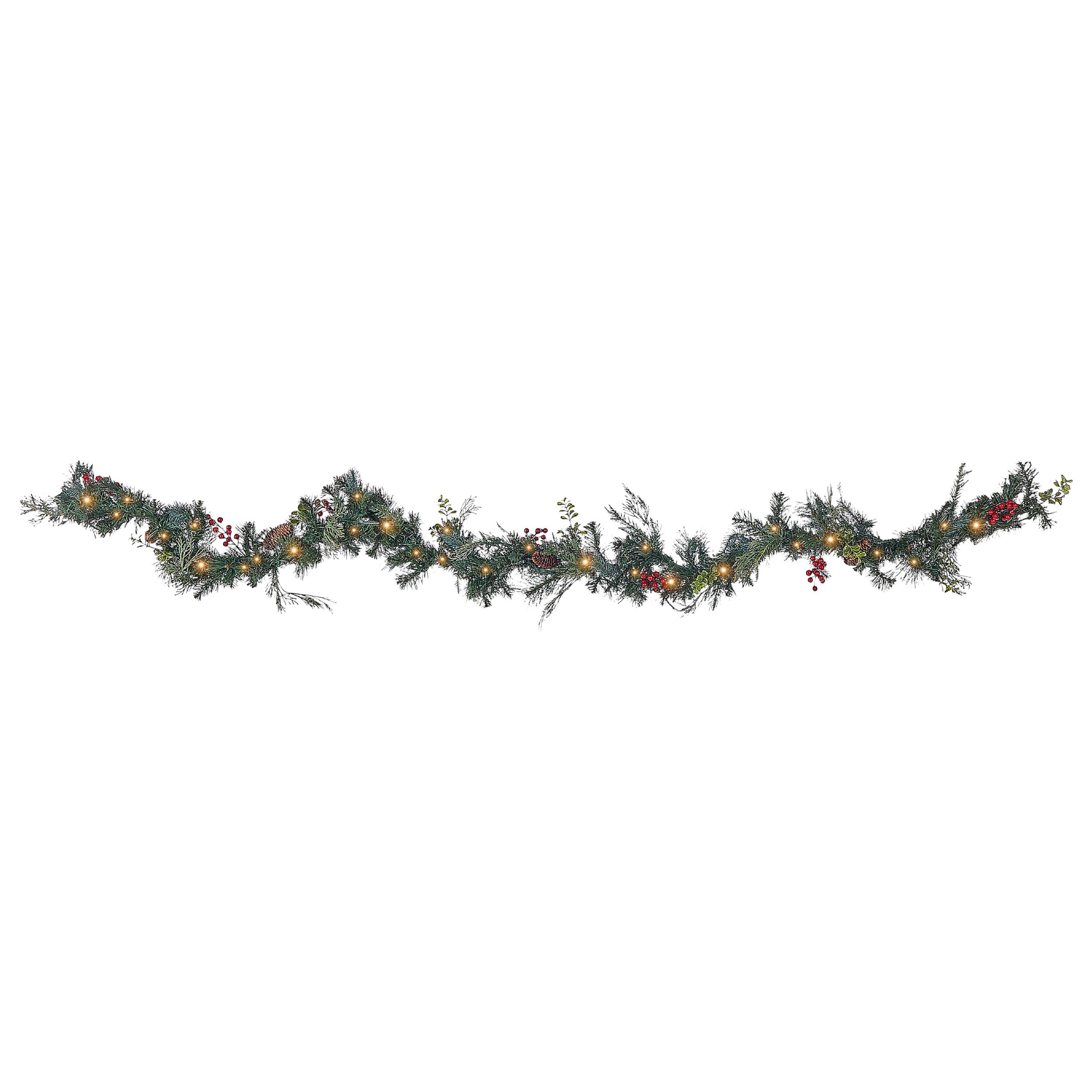 Beliani - Guirlande de Noël Matière synthétique Vert ELBRUS - Beliani - Imagen 2