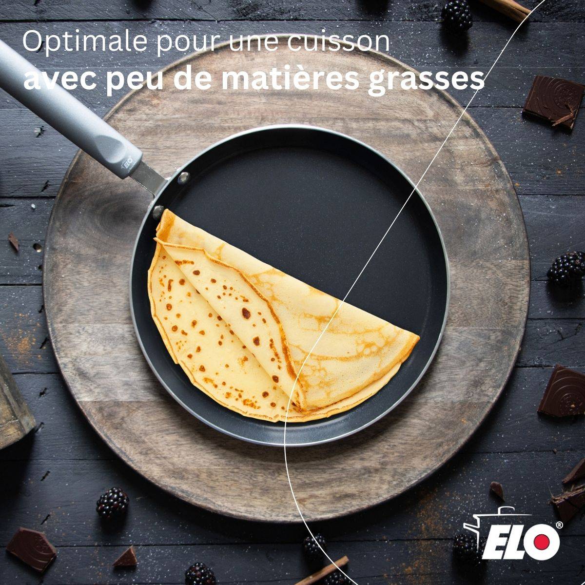 Poêle à crêpes 26 cm antiadhésive sans PFAS Elo Ducato - Image 2