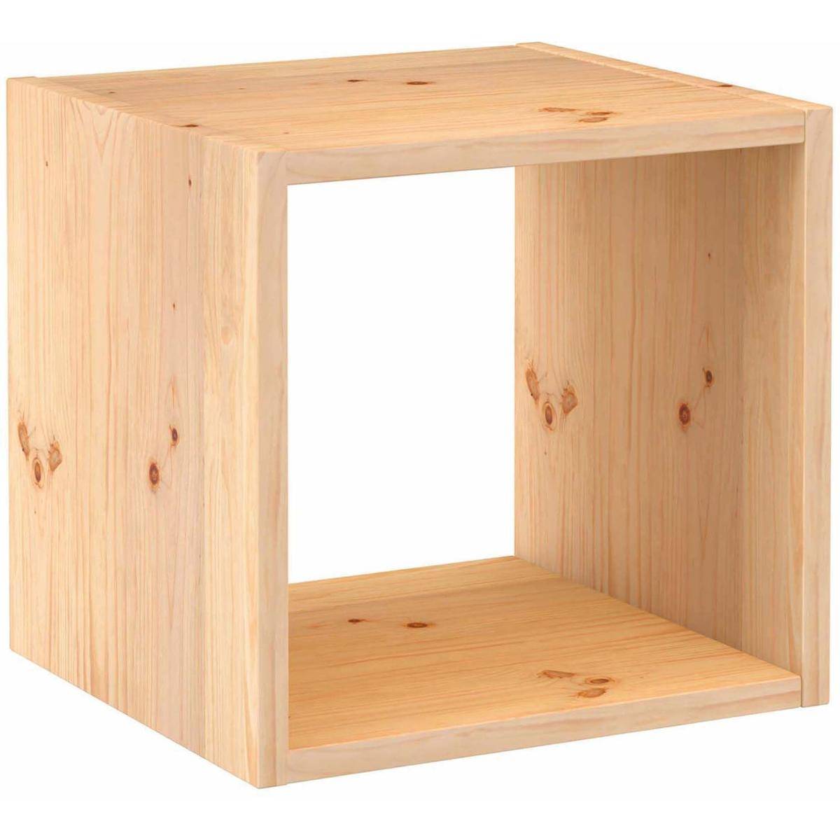 Cube de rangement en pin massif Dinamic Simple - Image 1