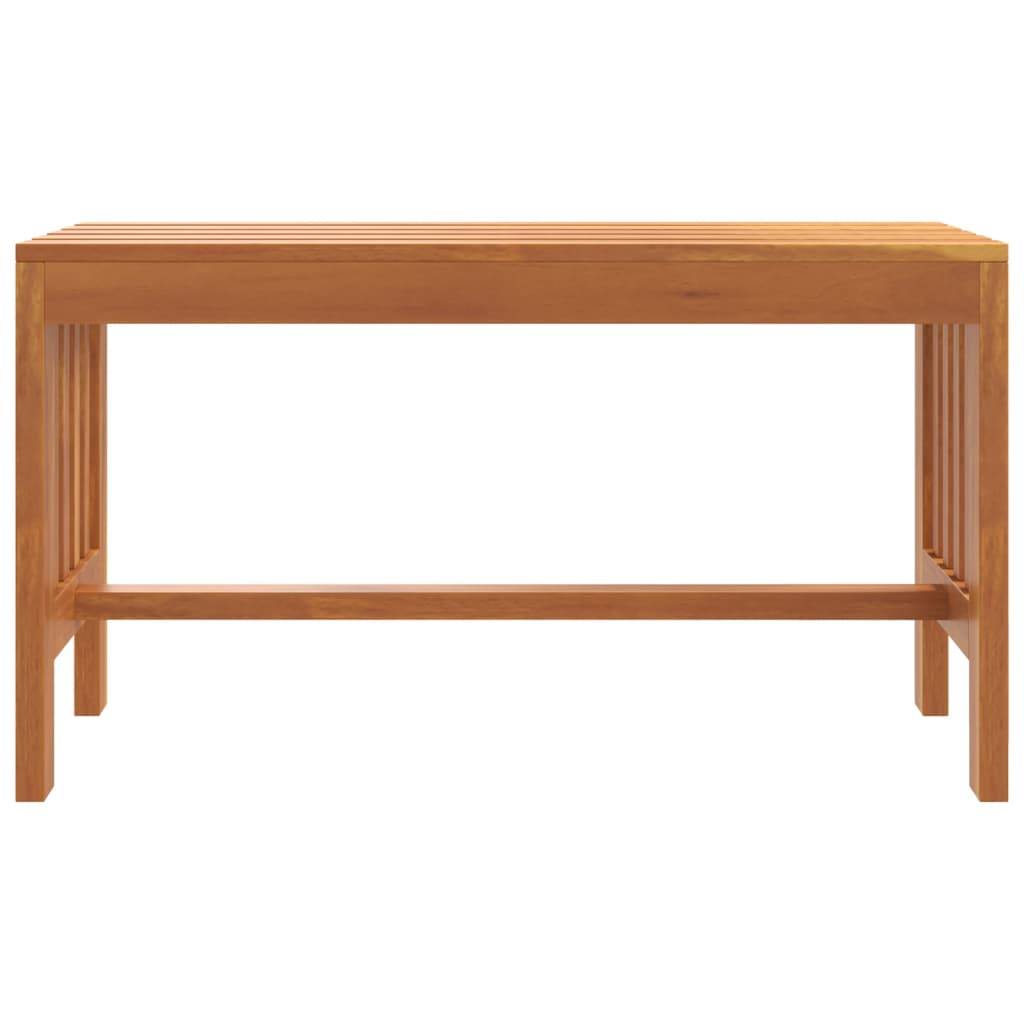 Maison Chic - Banc de jardin - Banc d'extérieur - Banquette 80 cm bois massif d'eucalyptus - Imagen 3