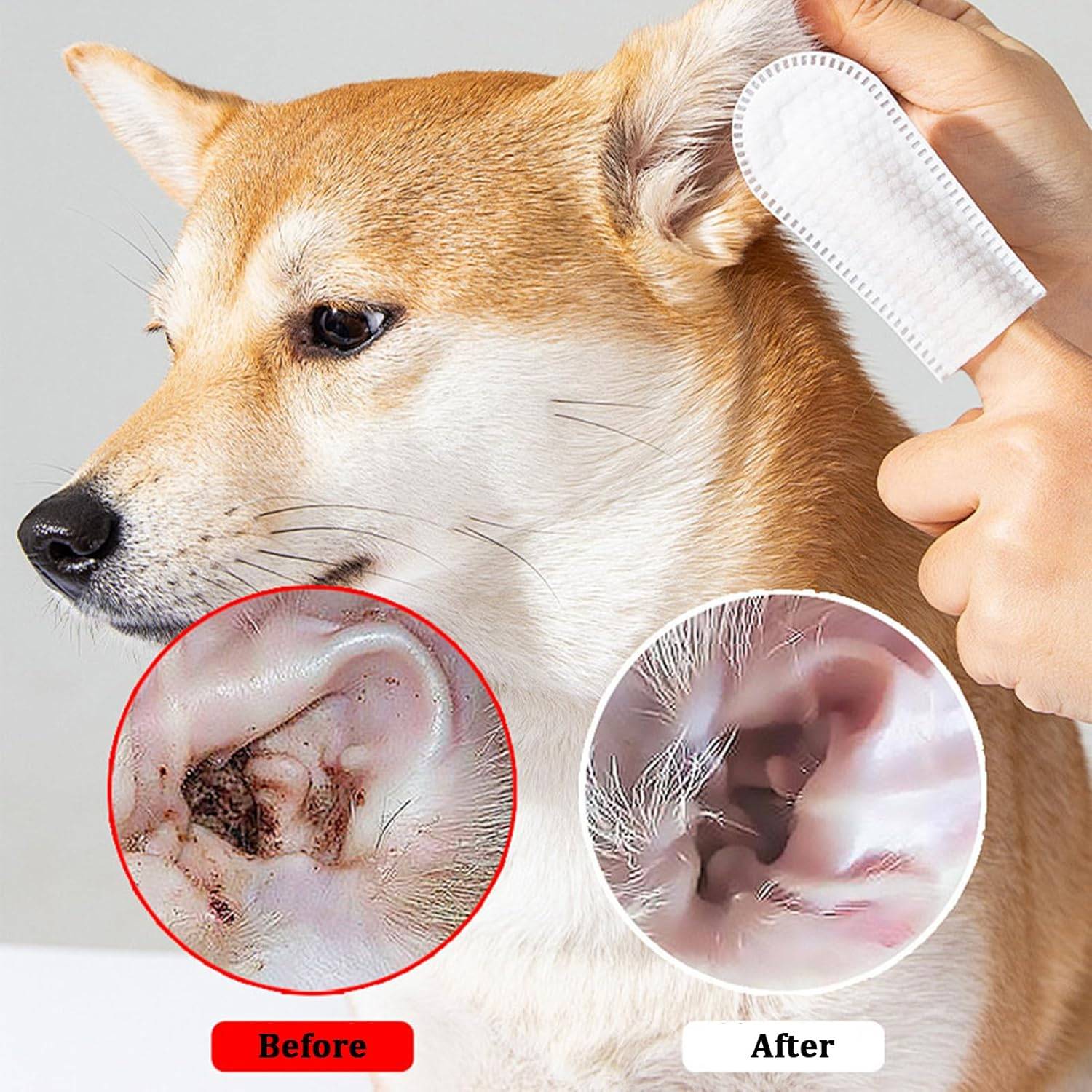 50 Doigtiers de soin des oreilles pour animaux - Image 4