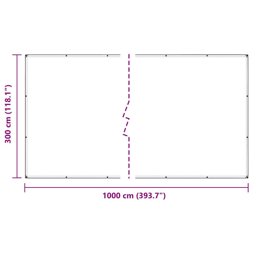 Maison Chic - Bâche de protection | Bâche transparente avec œillets 3x10 m polyéthylène Maison Chic - Image 10