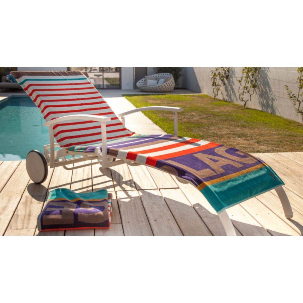 Proloisirs - Housse universelle bain de soleil en coton Grand Plage - Imagen 2