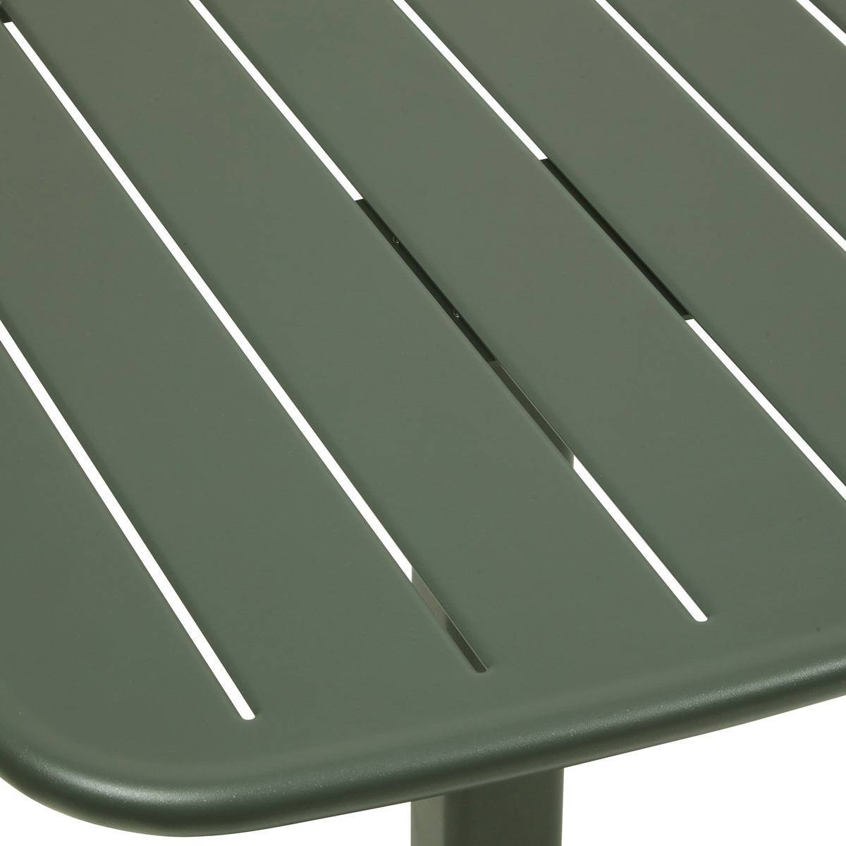 Hesperide - Table de jardin 2 places Alegoria 70x70cm vert laurier - Hespéride - Image 3