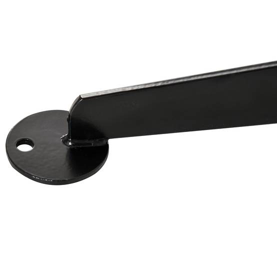 Support de fauteuil suspendu métal noir 114 x 80 x 208 cm - PANGIVO - Image 10
