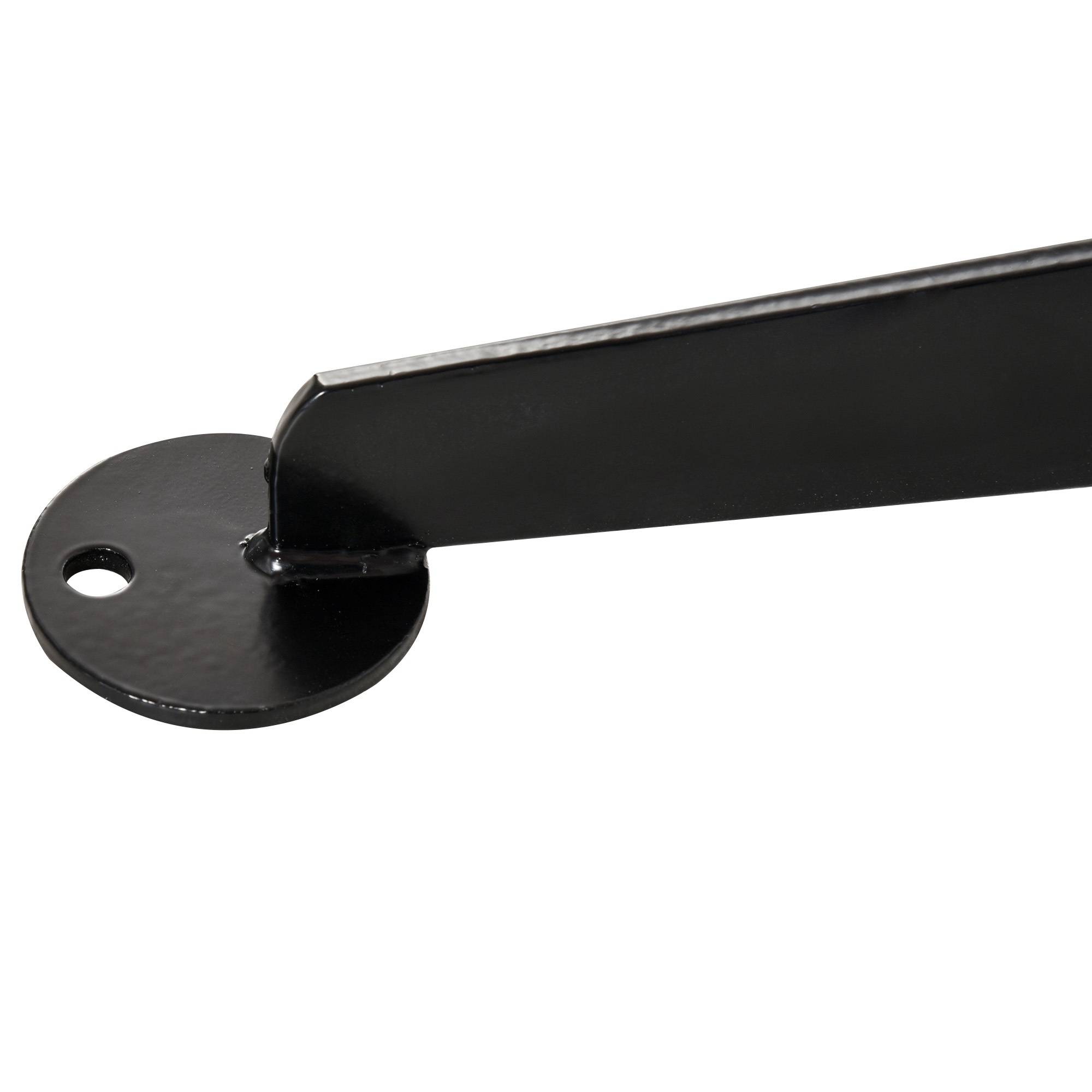 Support de fauteuil suspendu métal noir 114 x 80 x 208 cm - PANGIVO - Image 10