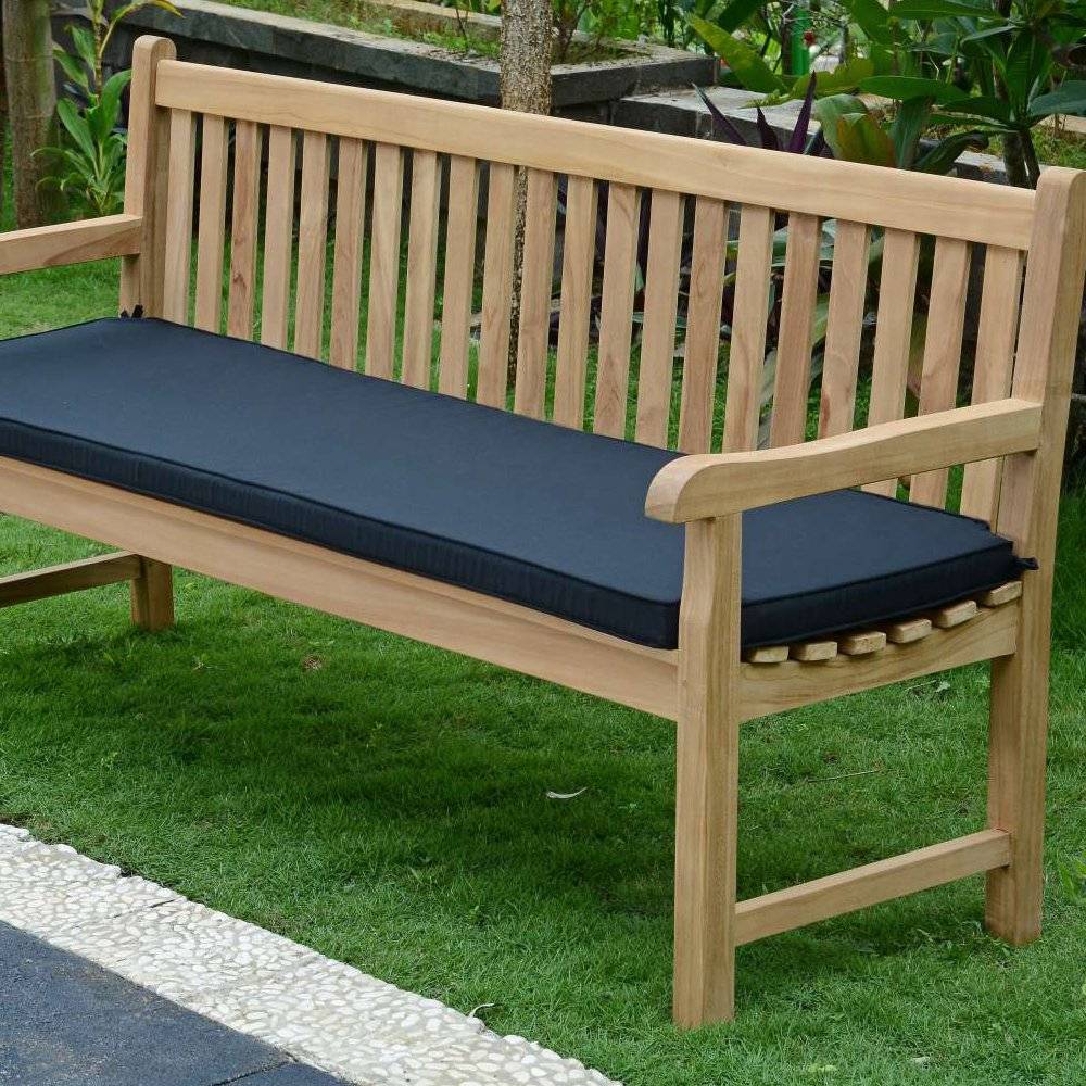 Coussin Noir pour banc 180 cm - TECK'Attitude - Imagen 3