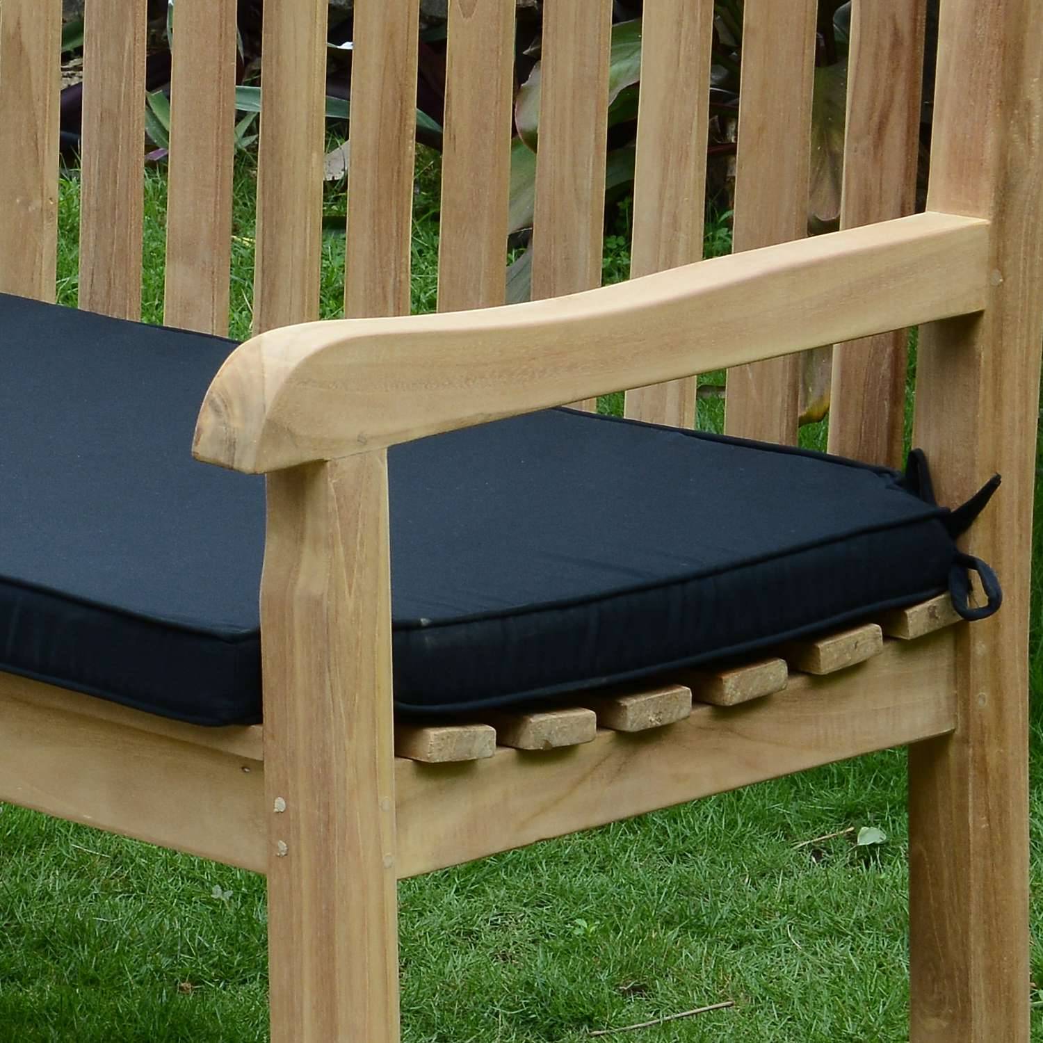 Coussin Noir pour banc 180 cm - TECK'Attitude - Imagen 4