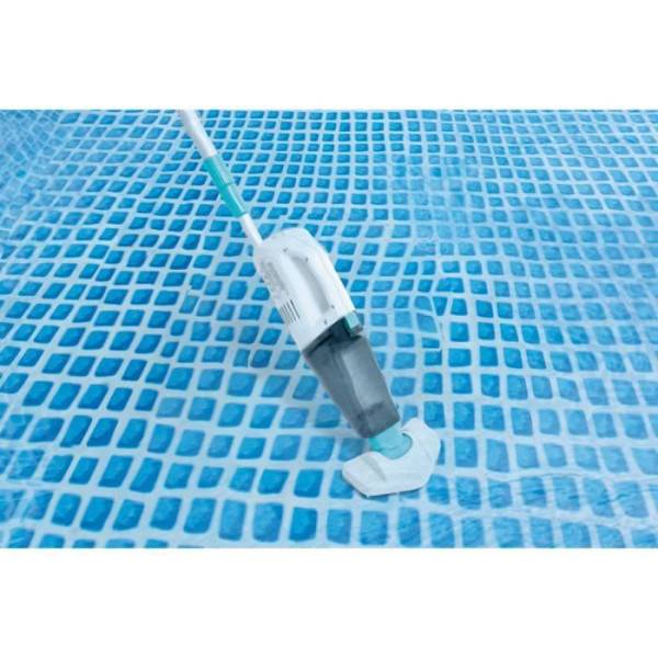Intex - Nettoyeur pour piscine et spa INTEX ZR100 - Autonomie 50 mn - Chargeur USB + 2 brosses interchangeables inclus - Image 6