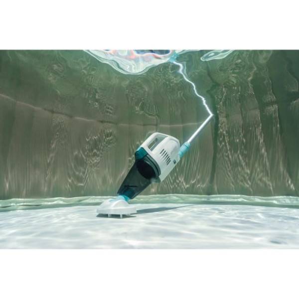 Intex - Nettoyeur pour piscine et spa INTEX ZR100 - Autonomie 50 mn - Chargeur USB + 2 brosses interchangeables inclus - Image 5
