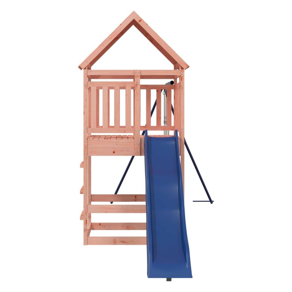 Helloshop26 - Aire de jeux d'extérieur balançoires toboggan portiques robuste jeux jardin 553 x 206 x 264 cm bois de pin imprégné 02_0005030 - Imagen 2