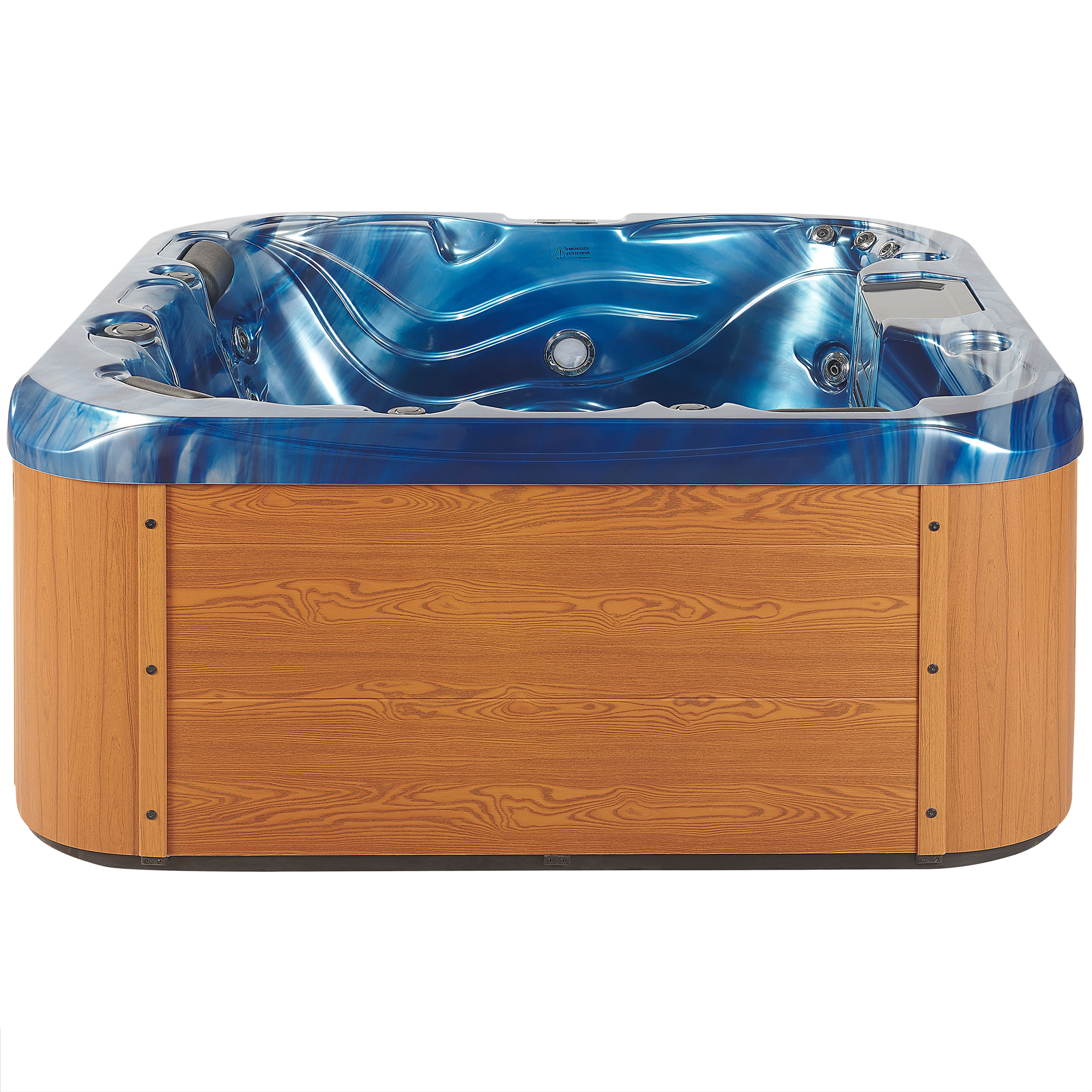 Beliani - Bain à remous d'extérieur Acrylique Bleu LASTARRIA Beliani - Imagen 7