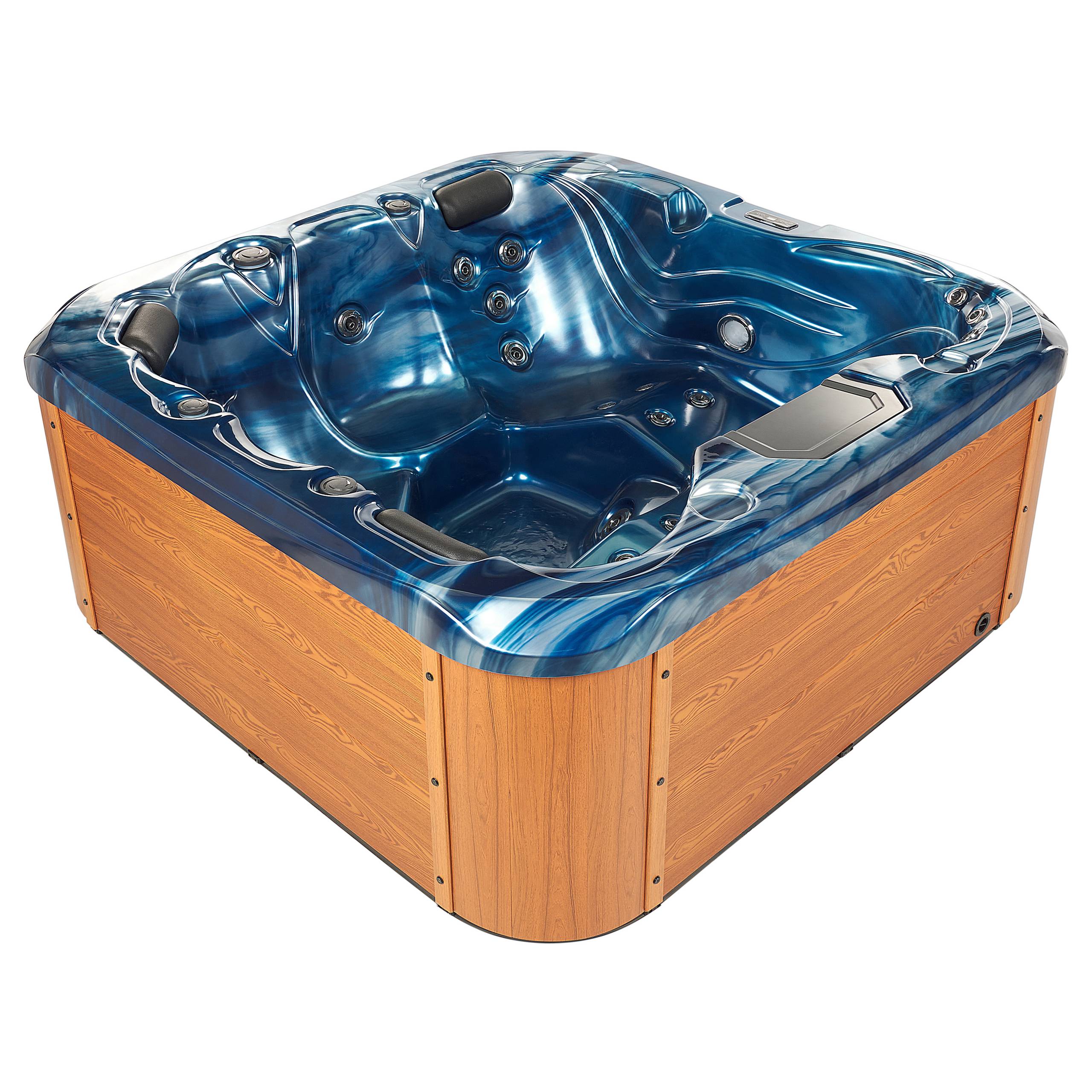 Beliani - Bain à remous d'extérieur Acrylique Bleu LASTARRIA Beliani - Imagen 1