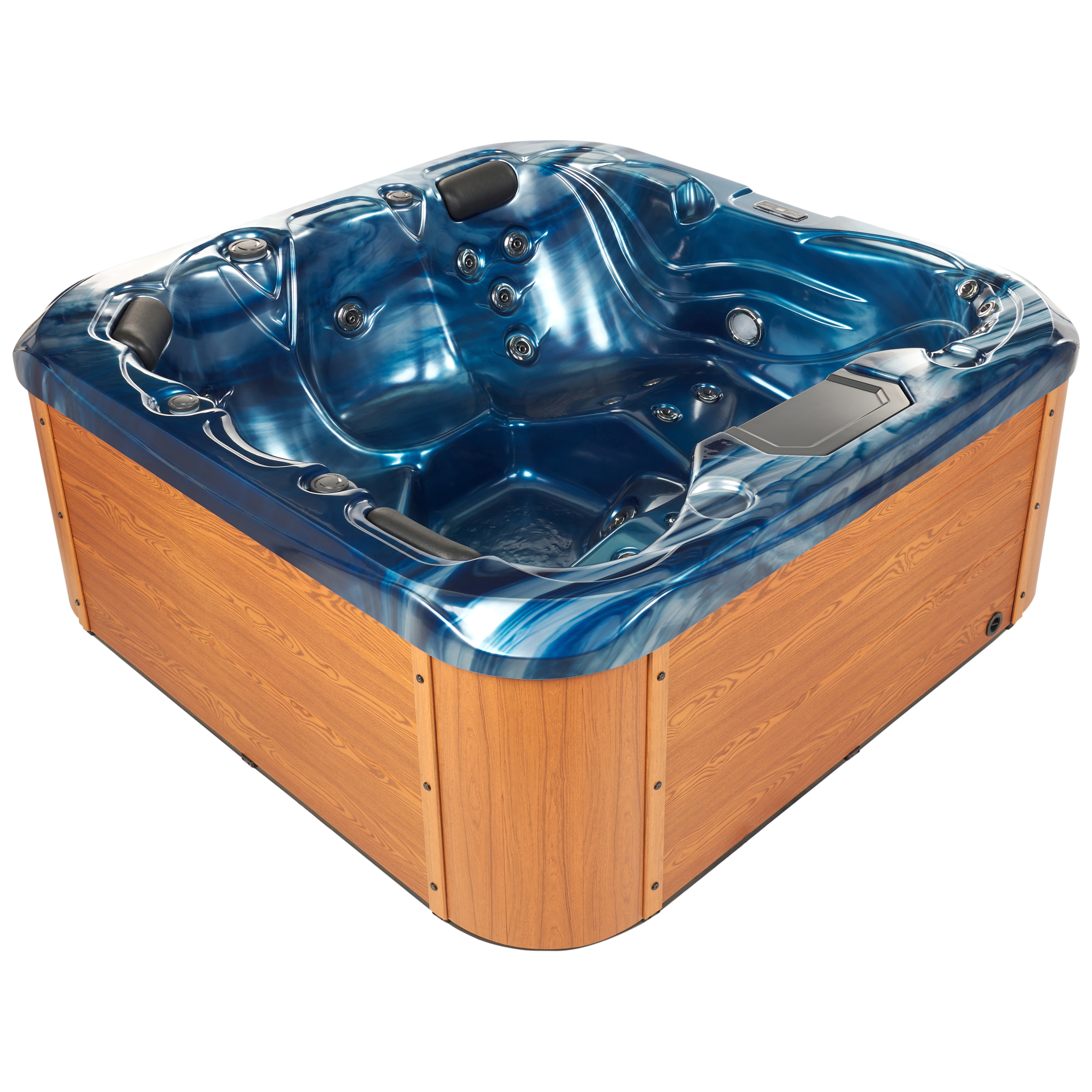 Beliani - Bain à remous d'extérieur Acrylique Bleu LASTARRIA Beliani - Imagen 5