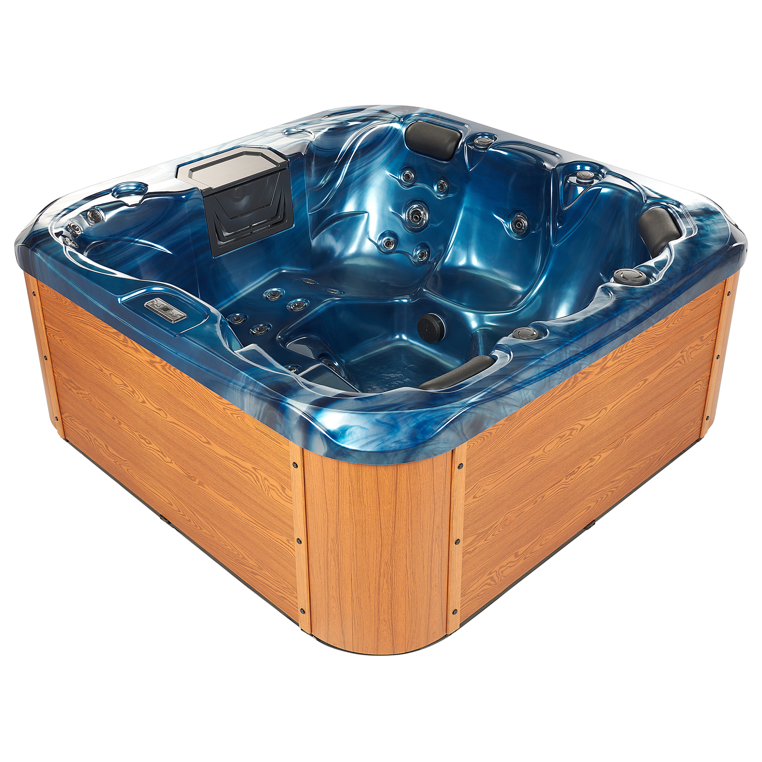 Beliani - Bain à remous d'extérieur Acrylique Bleu LASTARRIA Beliani - Imagen 4