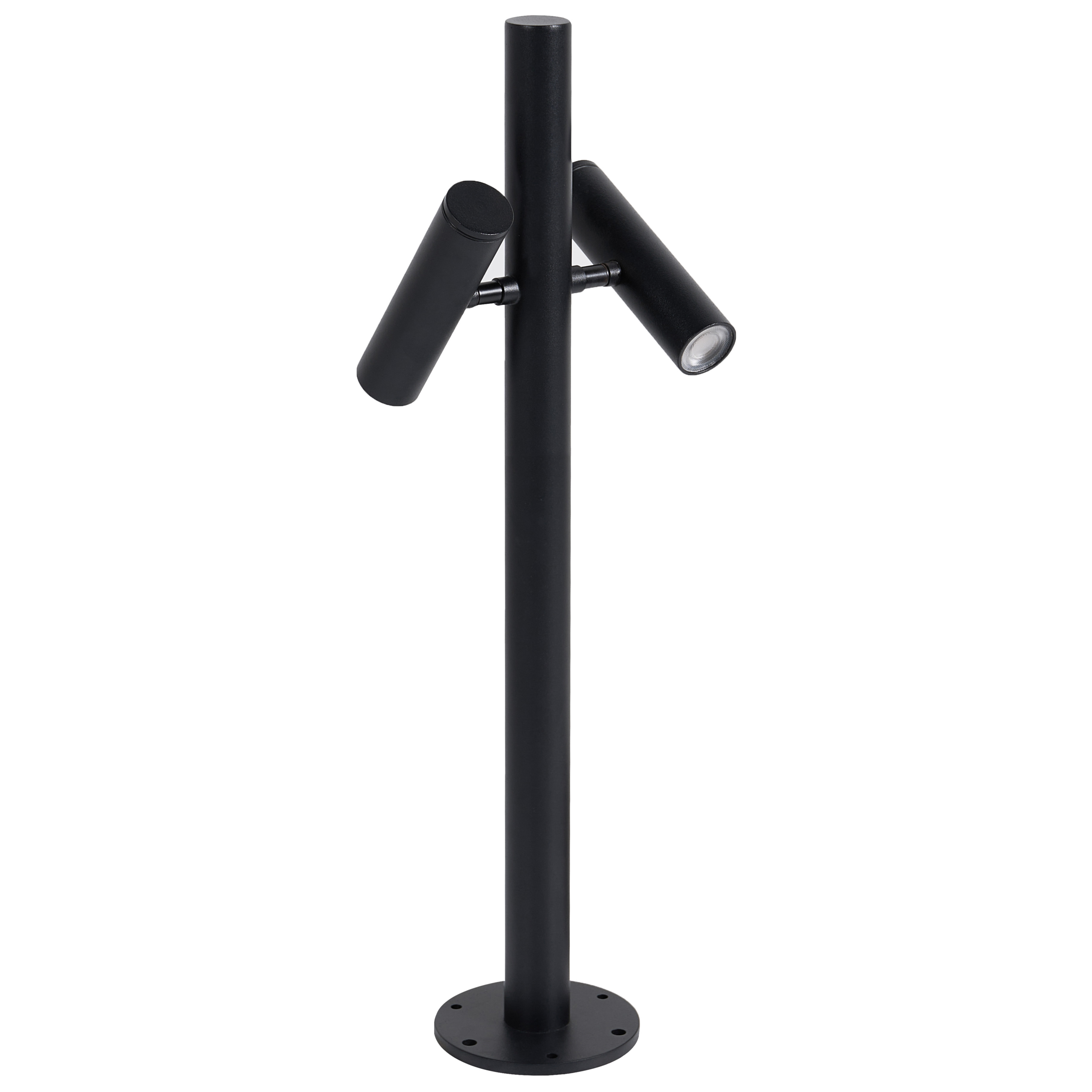 Beliani - Borne Lumineuse Aluminium Noir FLUVIA - 18x12x61- Beliani - Image 2