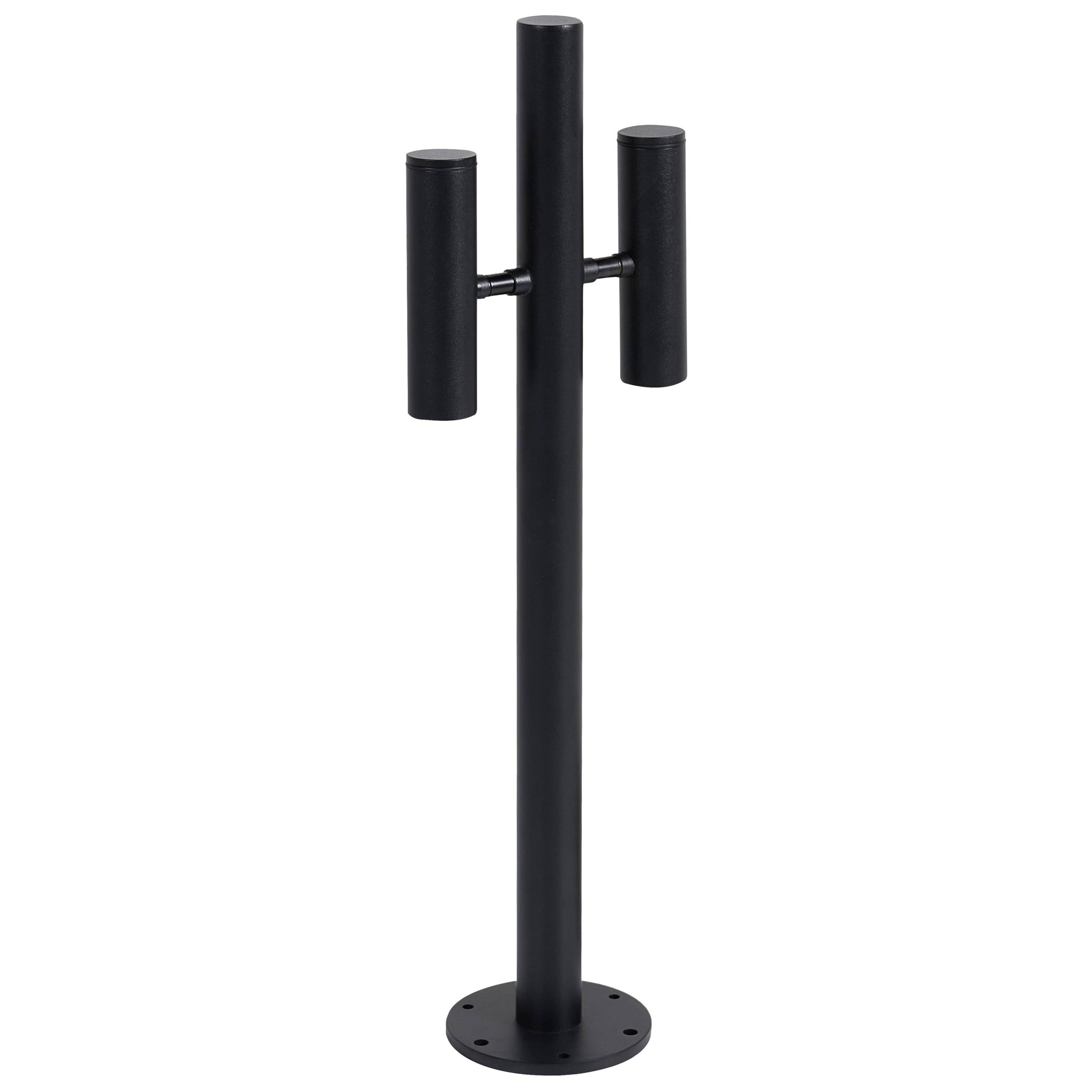 Beliani - Borne Lumineuse Aluminium Noir FLUVIA - 18x12x61- Beliani - Image 5