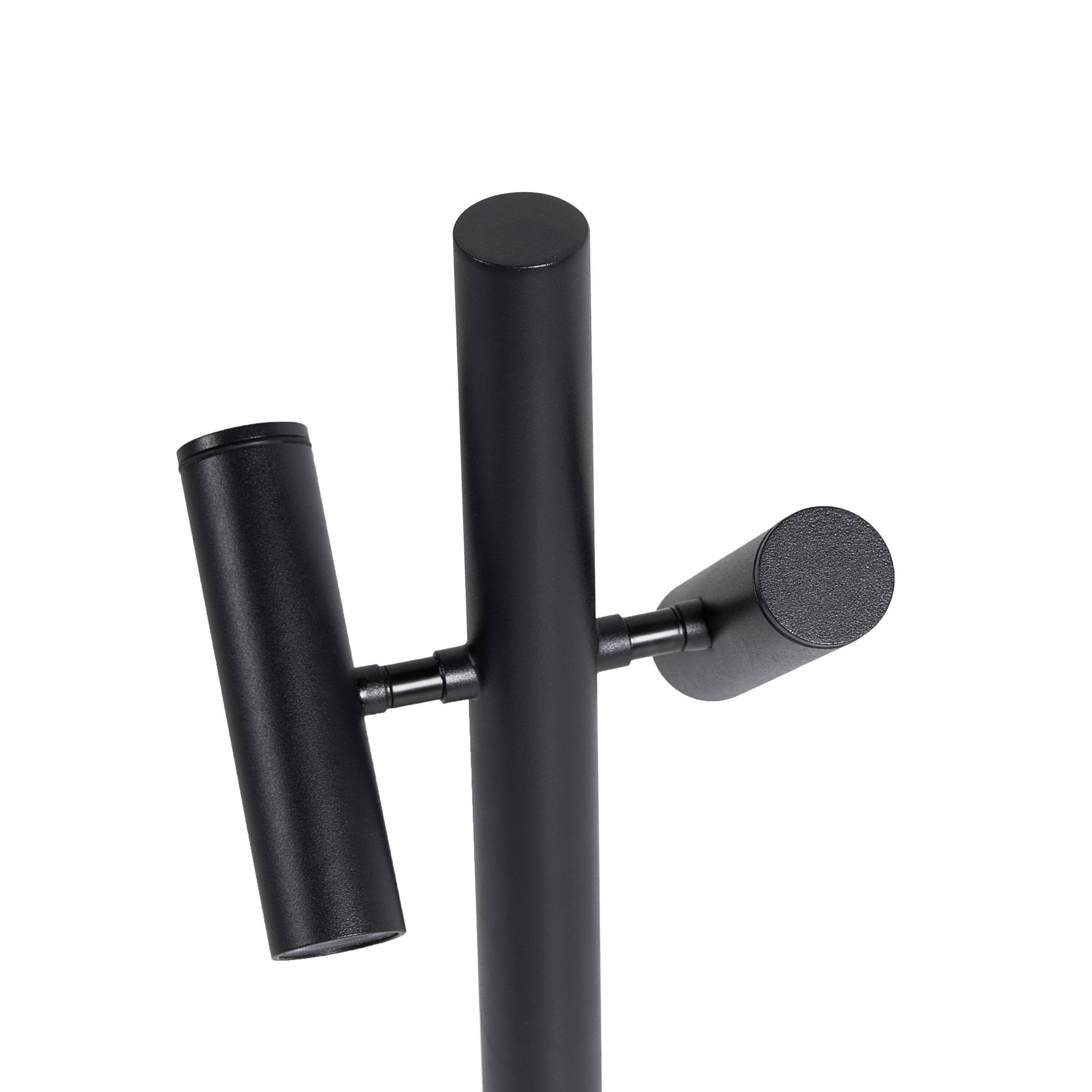 Beliani - Borne Lumineuse Aluminium Noir FLUVIA - 18x12x61- Beliani - Image 7