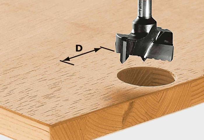 Fraise pour ferrures HW S8 D30 - FESTOOL - 491075