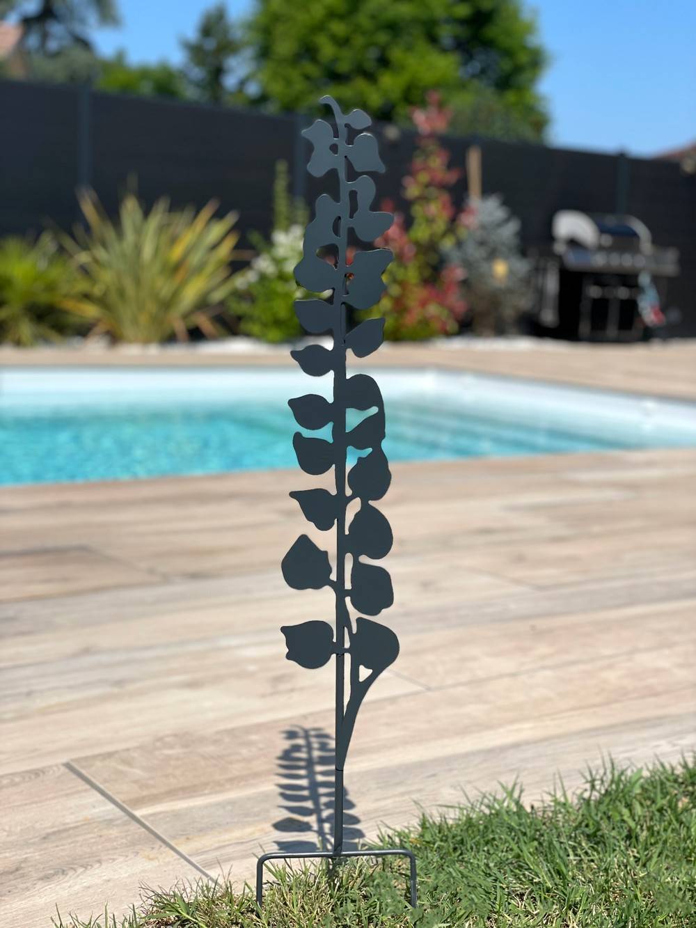 Louis Moulin - Déco en métal à planter Physalis - 9x70 cm - anthracite Louis Moulin - Image 3