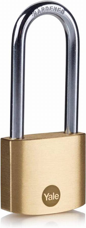 Cadenas YALE laiton - S'entrouvrant 30 mm - 3 clés - Anse large - 24246000