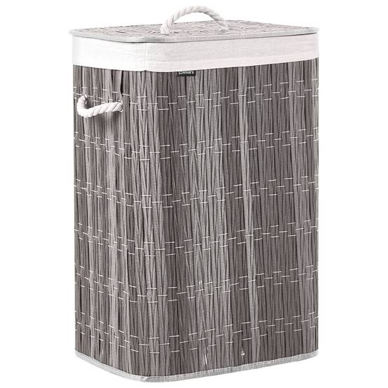 Beliani - Paniers à linge Matière synthétique Gris TRANCURA - 41x31x60- Beliani - Image 2