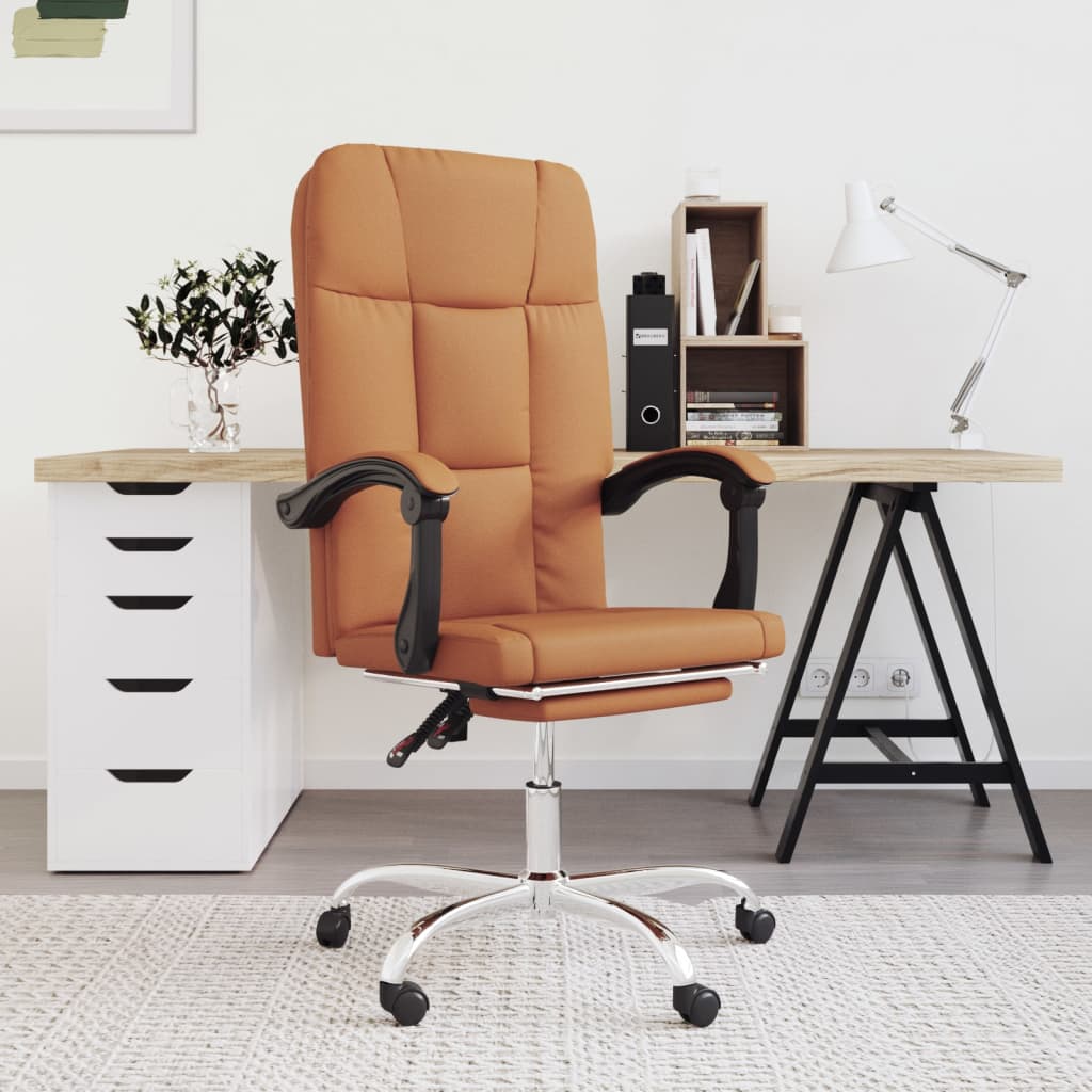 Fauteuil de bureau à 7 points avec massage vibrant, fauteuil de bureau en similicuir avec repose-pieds, dossier inclinable, hauteur réglable, minuterie, rose | Best Buy Canada