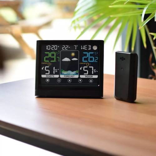 Livoo - Station météo tactile avec écran LCD couleur - Imagen 1
