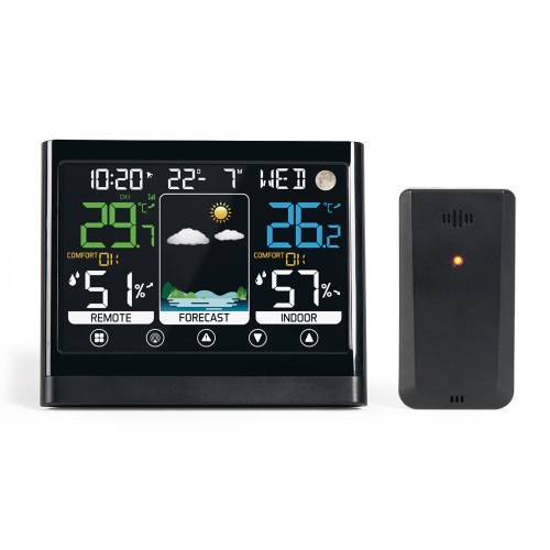 Livoo - Station météo tactile avec écran LCD couleur - Imagen 2