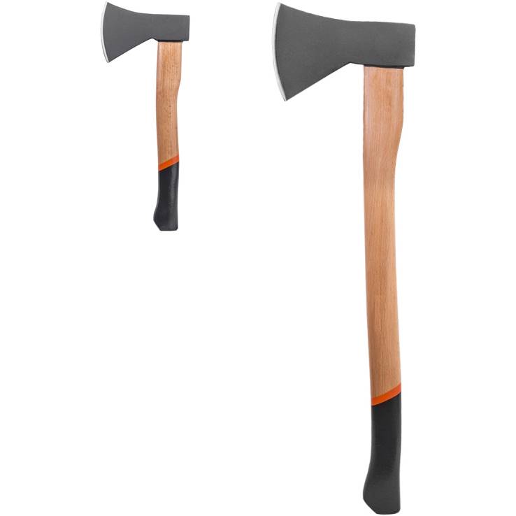 Gt Garden - Lot de 2 haches avec manche en bois : hache + hachette - GT GARDEN - Imagen 1