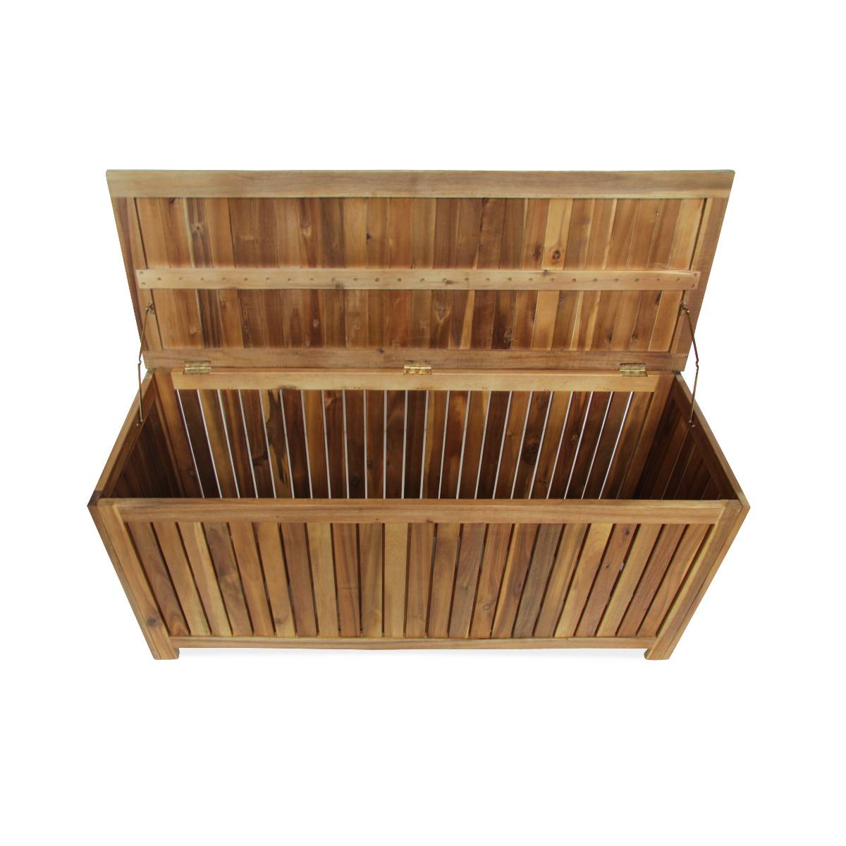 Coffre de rangement en acacia - Fidgi - Cémonjardin - Image 2