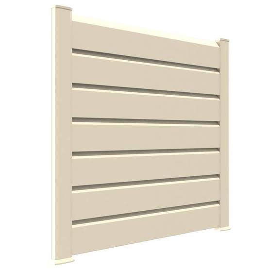 Closea - Kit cloture - Lame 16cm - PVC Beige - LG: 6m x H: 1m13 Closea - Image 1