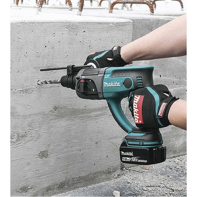 Perforateur burineur SDS-Plus 2J 18V LXT - MAKITA - avec 2 batteries 5.0Ah - MAKPAC - DHR202RTJ - Image 5