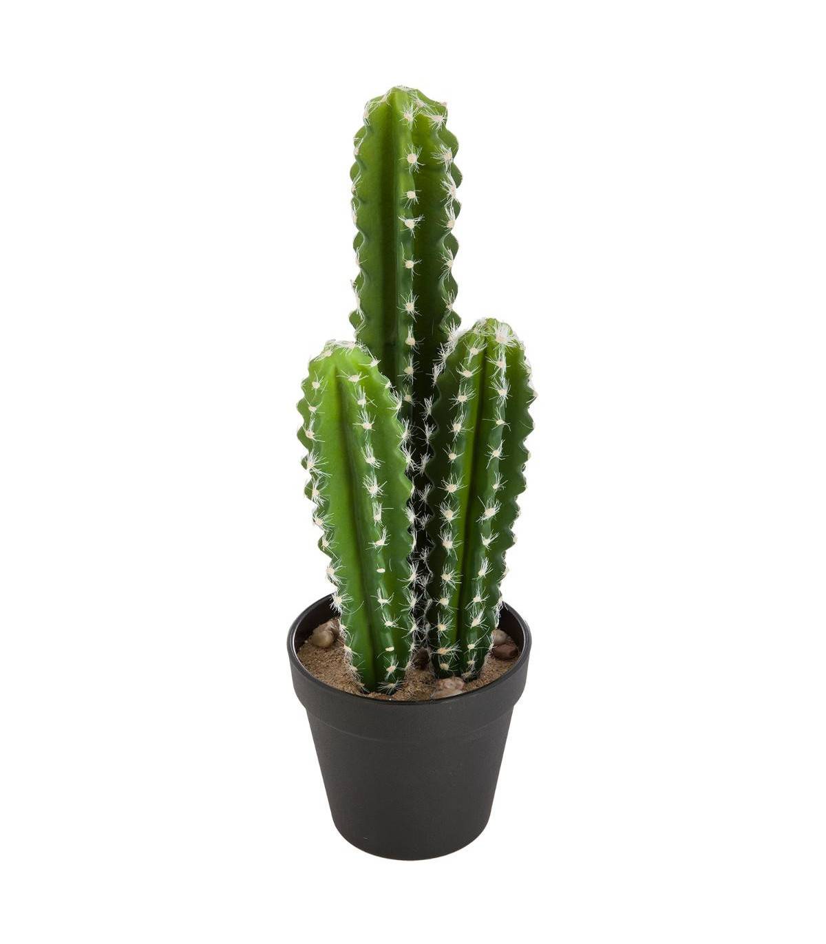 Plante artificielle Cactus en pot H 38 cm
