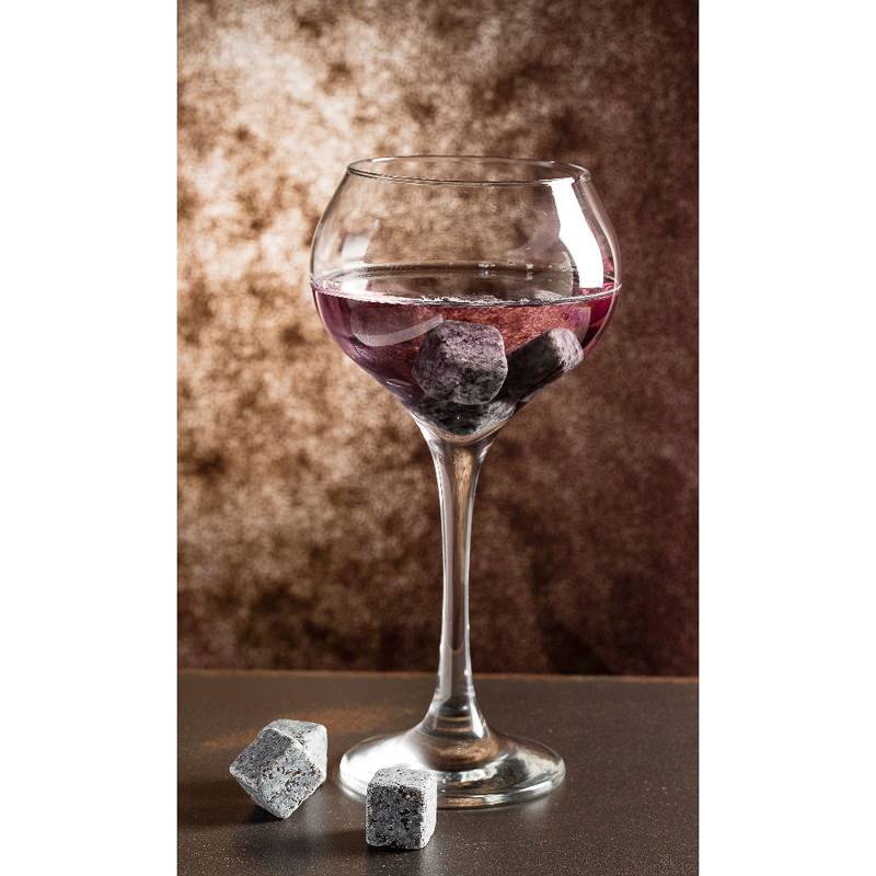 Sachet coton de 6 glaçons en granit - Image 2
