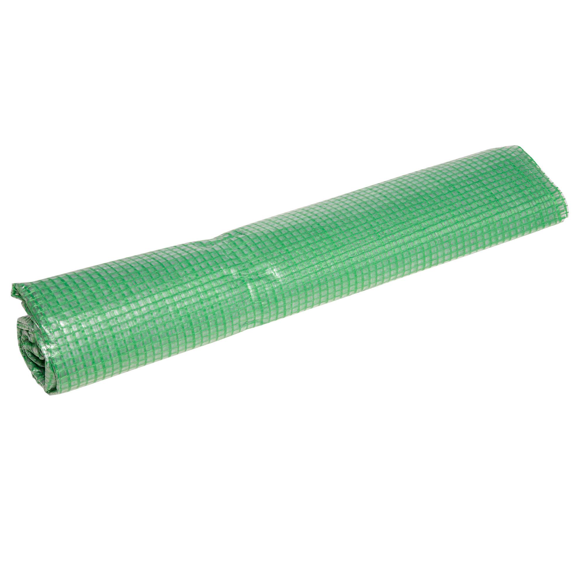 Mini Serre de Jardin mini serre tunnel 180L x 90l x 90H cm toit pointu Acier PE Haute densité 140 g/m² Anti-UV 2 fenêtres avec Zip enroulables Vert - Image 10
