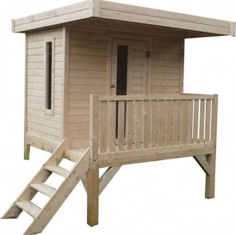 Maison en bois enfants sur pilotis - Léa - Image 1