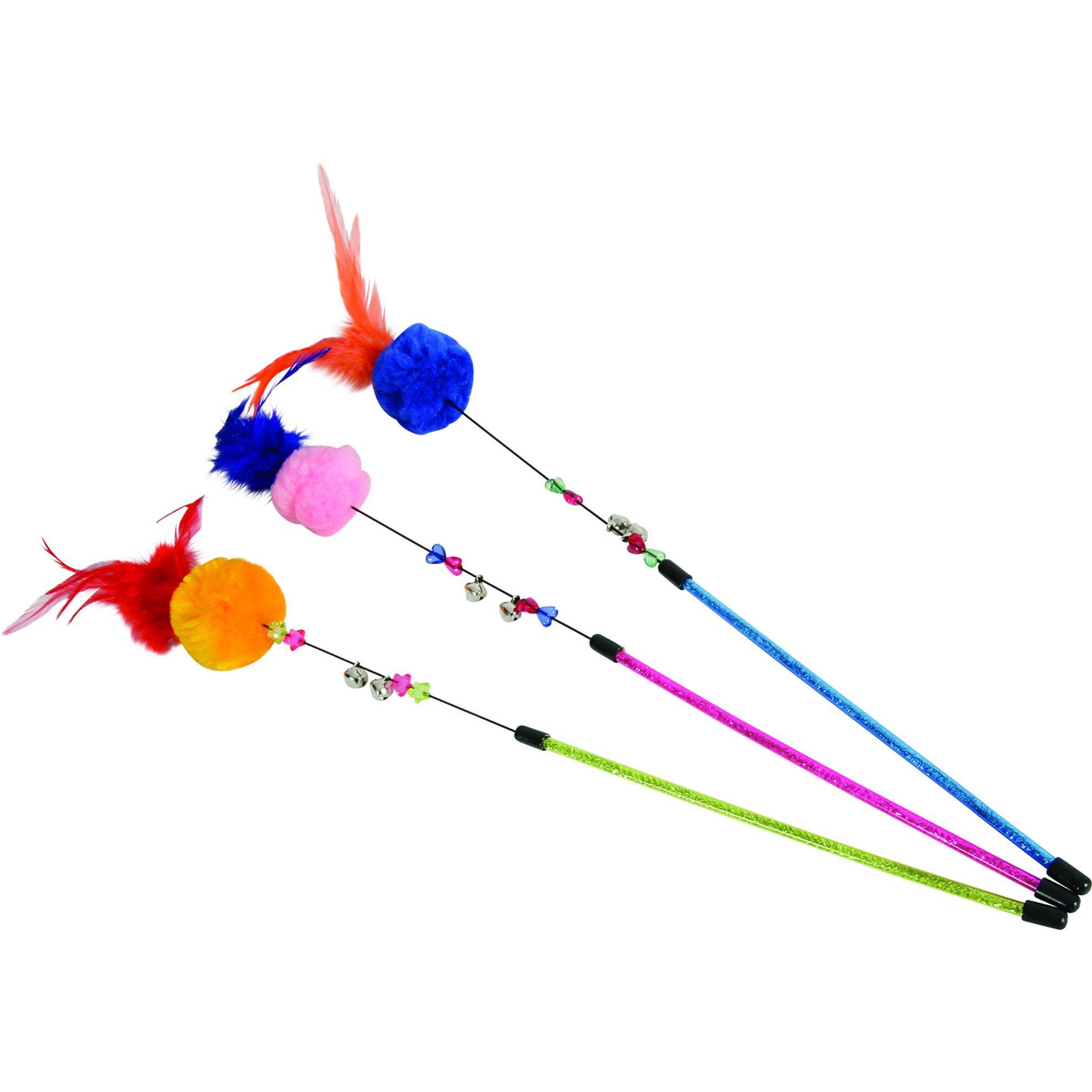 Zolux - Jeux chat canne à pêche avec pompom Zolux ZOLUX