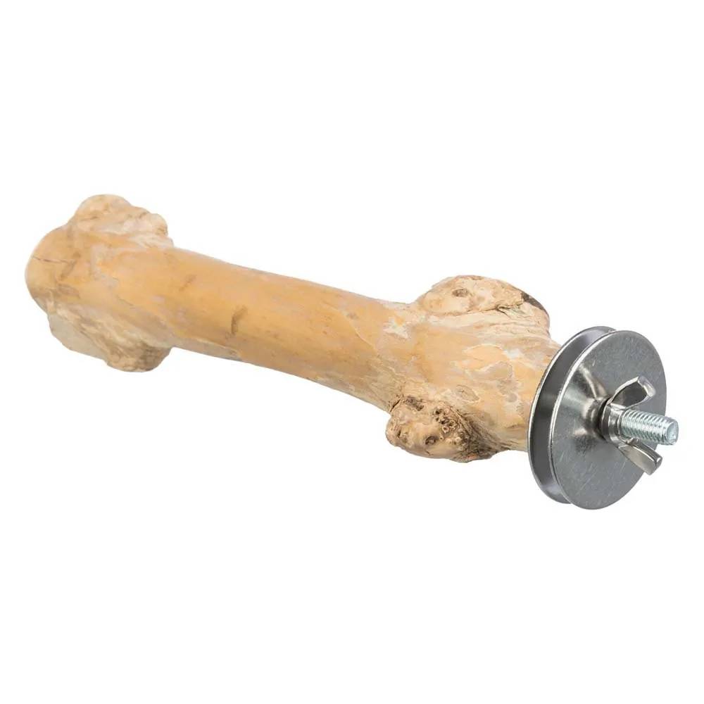 Trixie - Percha natural de madera de café dorada 20 cm ø 20-30 mm - TRIXIE