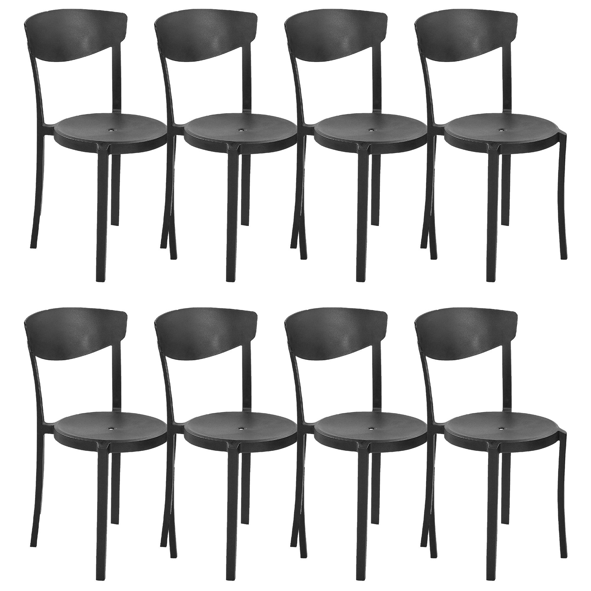 Beliani - Chaise de salle à manger Matière synthétique Noir VIESTE Beliani - Imagen 1