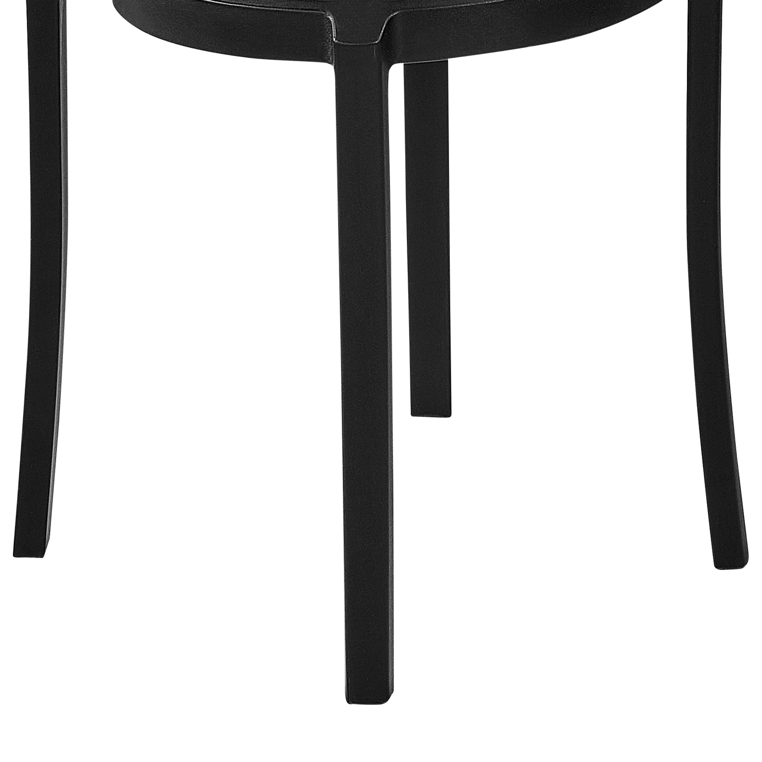 Beliani - Chaise de salle à manger Matière synthétique Noir VIESTE Beliani - Imagen 6