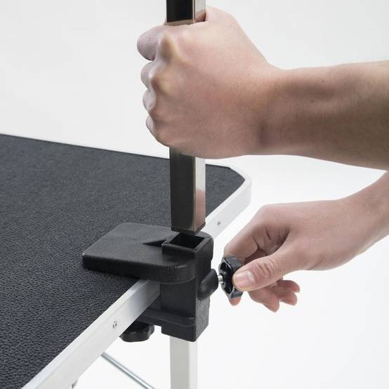 Table de toilettage pliable 90 x 60 x 76 cm acier et aluminium - PANGIVO - Image 8
