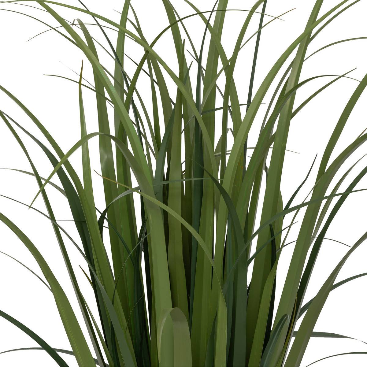 Plante artificielle Bouquet de Lin dans un pot en fibres naturelles H 91 cm - Image 2
