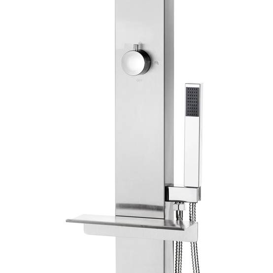 Douche d'exterieur Varmir Marron 110 X 62 X 5 cm - P87209M - Image 9