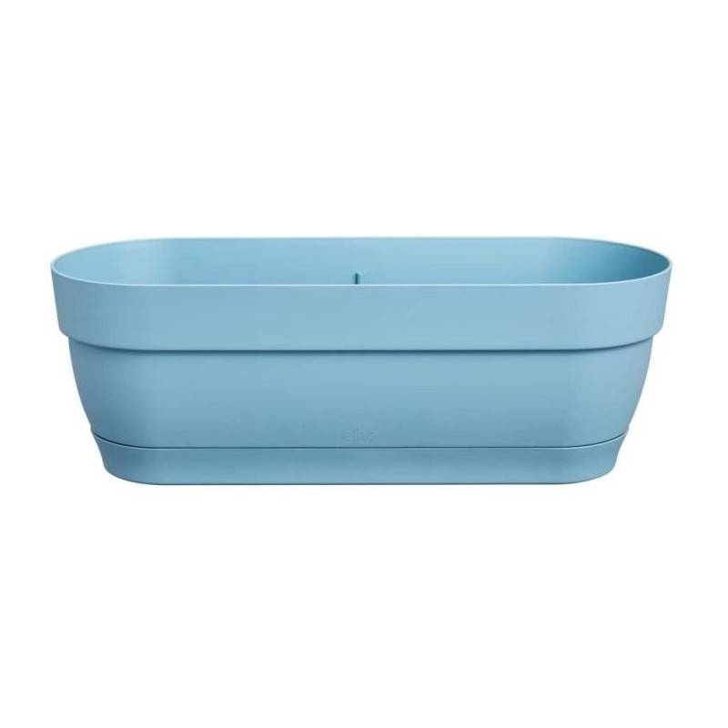 Elho - Planteur Rectangle Vibia - Plastique - Réservoir - ø70 - Jaune Miel - Imagen 2