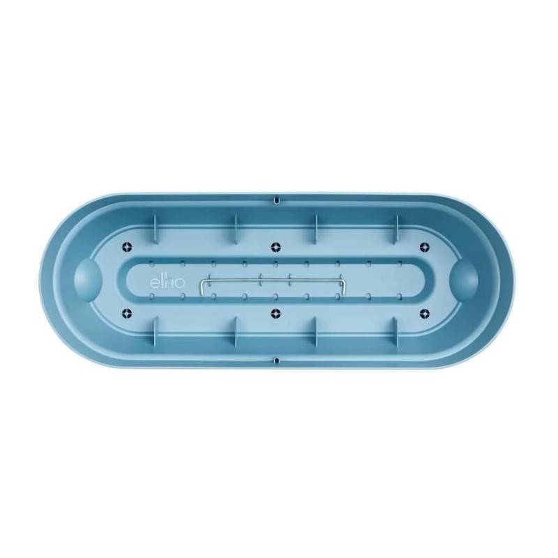 Elho - Planteur Rectangle Vibia - Plastique - Réservoir - ø70 - Jaune Miel - Imagen 3