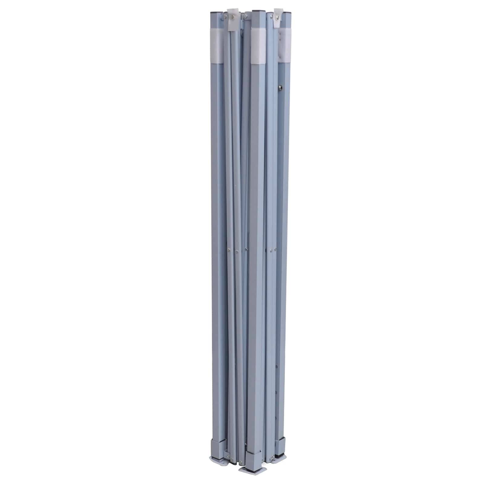 ComfortXL - Tente de jardin pliante carrée Oxford abri imperméable 3x3m anthracite - ComfortXL Outdoor Living - Image 6